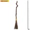 Witch Broomstick Costume Accessories - Realistic Wizard Flying Broom Stick Costumes Accessory for Kids and Adults Brown